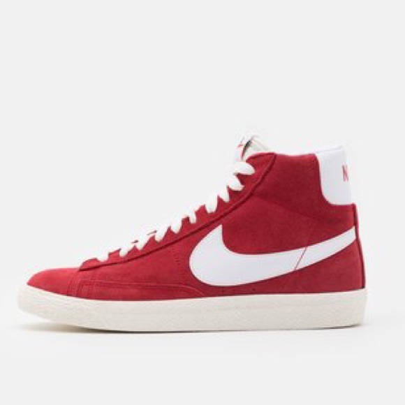 NWT Nike blazer mid red sneakers - Picture 4 of 9